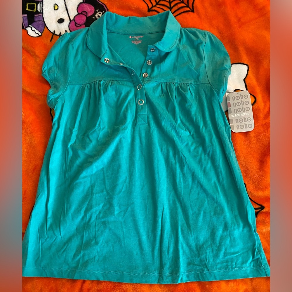 NWT No Boundaries baby doll polo